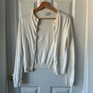 Aritzia Sunday Best Biscotti Cardigan Light Birch